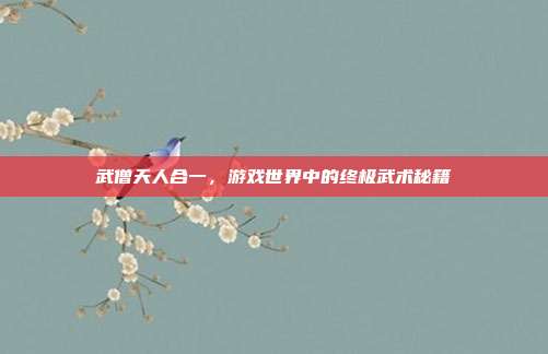 武僧天人合一,游戏世界中的终极武术秘籍