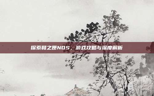 探索和之匣NDS，游戏攻略与深度解析