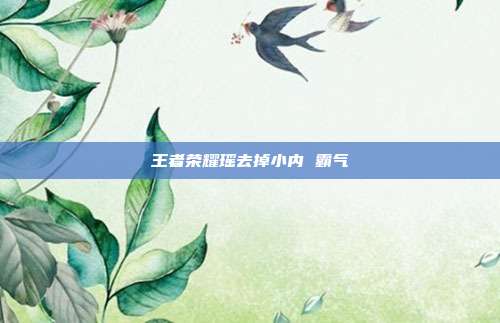 王者荣耀瑶去掉小内 霸气