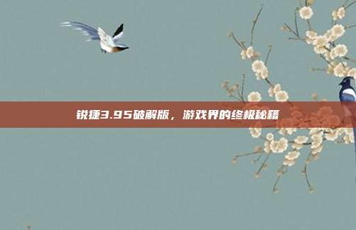 锐捷3.95破解版,游戏界的终极秘籍