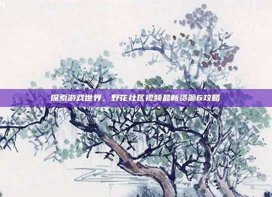 探索游戏世界,野花社区视频最新资源6攻略