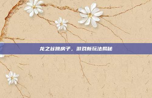龙之谷跳房子,游戏新玩法揭秘