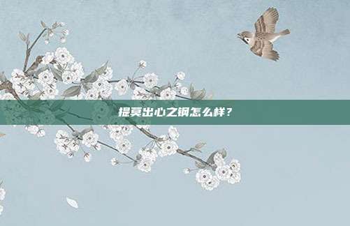 提莫出心之钢怎么样?