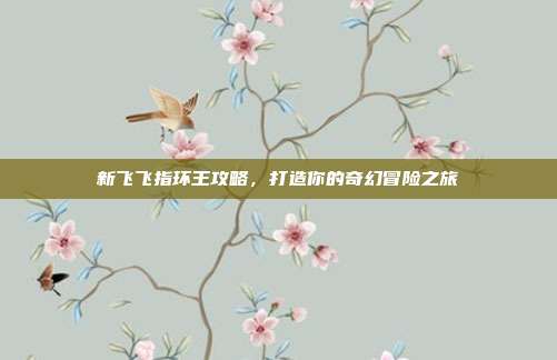 新飞飞指环王攻略,打造你的奇幻冒险之旅