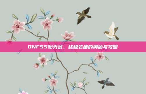 DNF55粉光剑，终极装备的奥秘与攻略
